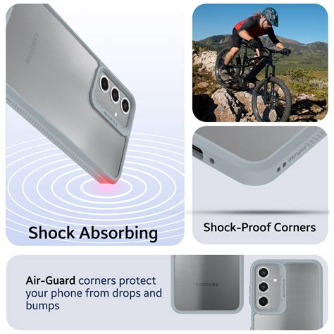Best Samsung Galaxy M35 Back Cover Case | Impulse - Gray