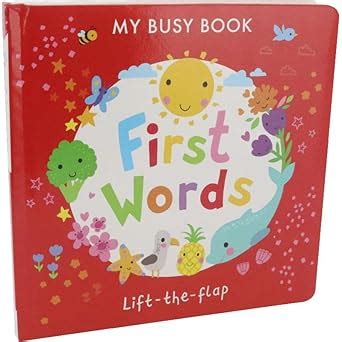 My Busy Book First Words Lift the flap : Sandcastle Books Ltd: Amazon ...