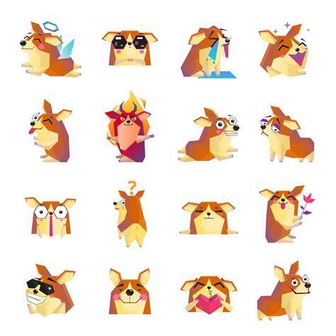 Cartoon dog emoji Images - Free Download on Freepik