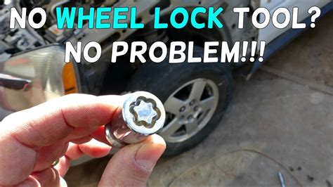 Image result for Remove Wheel Lock Nut without Key