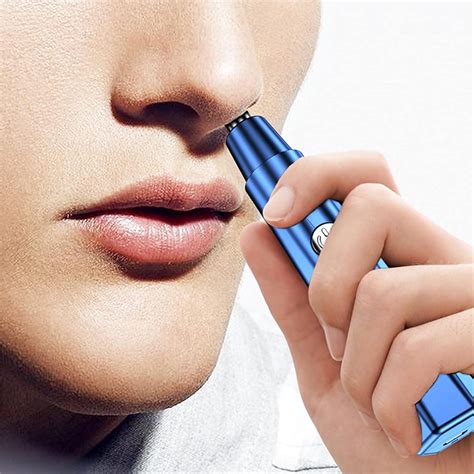 Buy Ear and Nose Hair Trimmer with Replaceable Shaving Head, 360° Dual ...