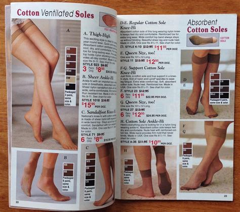National Hosiery Lingerie Slips Apparel Catalog Spring 1995 Pantyhose ...