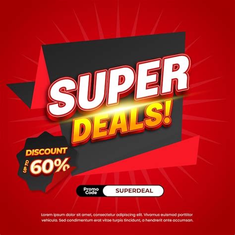 Super sale discount deals editable text with red gradient black red ...