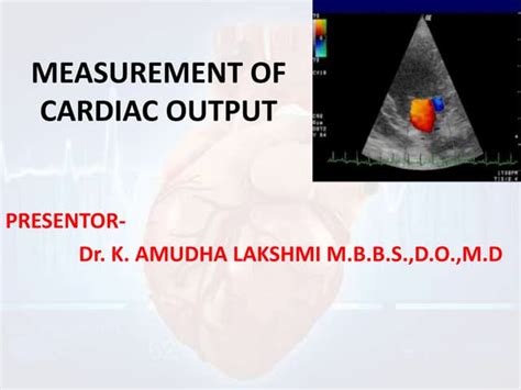Image result for Cardiac Output Measurement