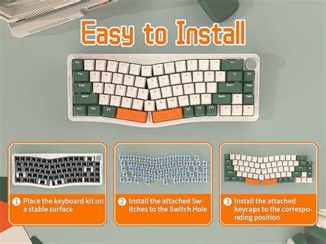 Attack Shark Aks068 Wired Mechanical Gaming Keyboard 65 Alice Layout ...