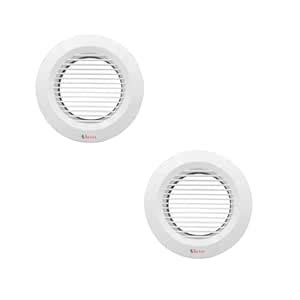 Seavy 4" ABS Grill Diffuser/Ducting Cover/Exhaust Supply Ceiling ...