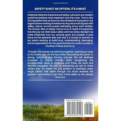 Buy The Human Side of Safety Culture: A life changing look into growing ...