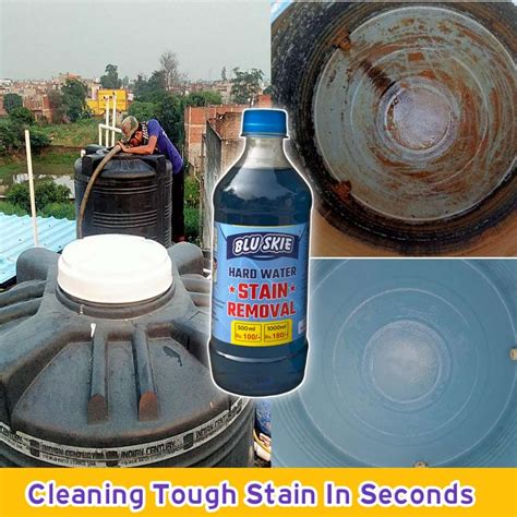 bluskie Hard Water Liquid Stain Removal Concentrate 2L(Multi-Purpose ...