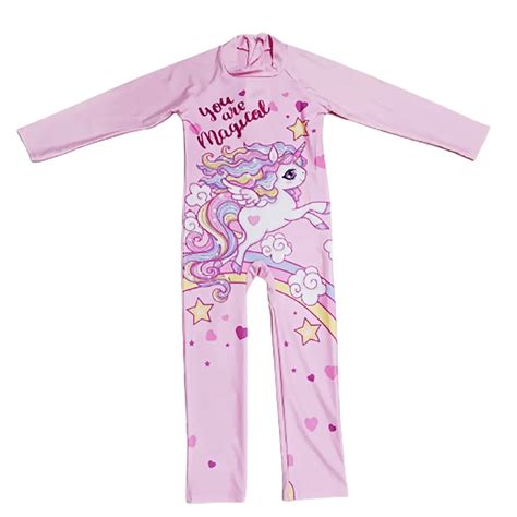 Fancydresswale Unicorn Princess Full sleeve Swimsuit for kids ...