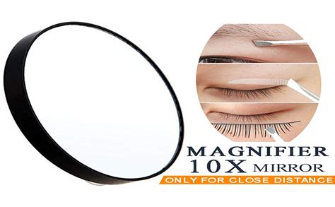 Store2508 Magnifying Mirror with 10x Magnification & Suction Cups for ...
