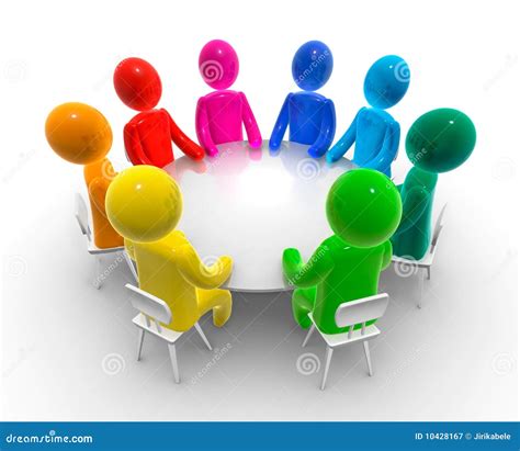 Discussion Round Table Stock Illustrations – 2,224 Discussion Round ...