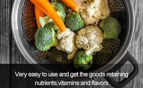 Eopzo Vita Saver Stainless Steel Steamer Basket | Expandable for ...