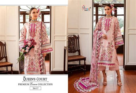 Shree Queens Court Premium Chiffon Dupatta Pakistani Salwar Suits