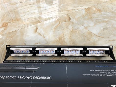 Posiflex D-Link Cat6 Utp 24 Port Loaded Patch Panel/ Cat6 24 Port Panel ...