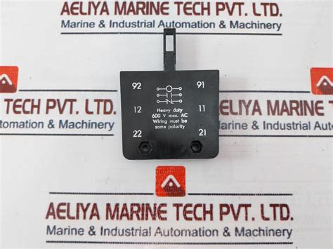 ABB 600v Max. Ac Heavy Duty Auxiliary Interlock – Aeliya Marine Tech