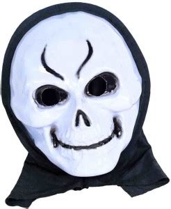 PTCMart Ghost Design Shape New Mask For Party (Pack of 1Pcs) Party Mask ...