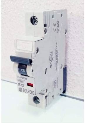 Polycab 32A B-Curve SP MCB Electrical MCB RCCB_3 MCB Price in India ...