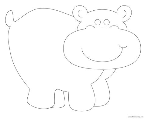 бегемотик » шаблоны для аппликаций