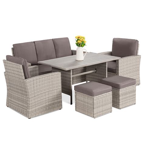 Best Choice Products 7-Seater Conversational Wicker India | Ubuy