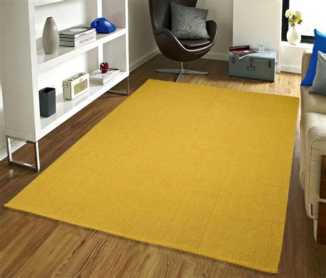 Buy Saral Home Cotton Multi Purpose Handloom Rug-(Yellow, 140x200 CM ...