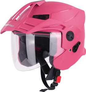 Steelbird SBH-23 Hunter ISI Certified Open Face Helmet Motorbike Helmet ...