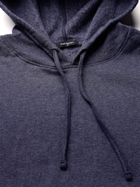 Style Quotient women navy blue hooded oversized sweatshirt – StyleQuotient