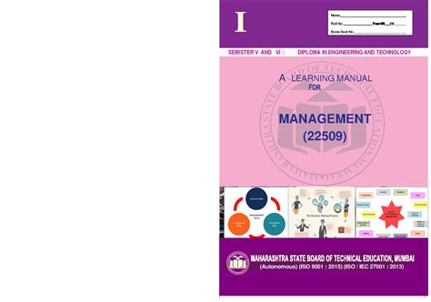 22509- Management - SEMISTER V AND VI | DIPLOMA IN ENGINEERING AND ...