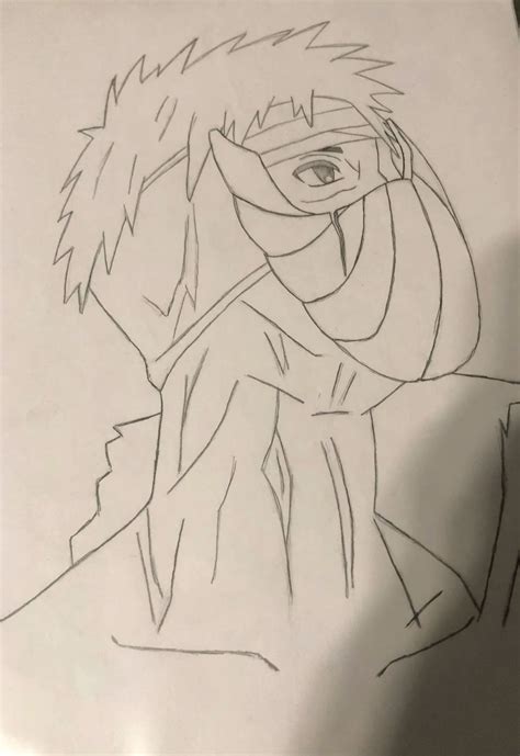 Obito Uchiha Sketch Pencil