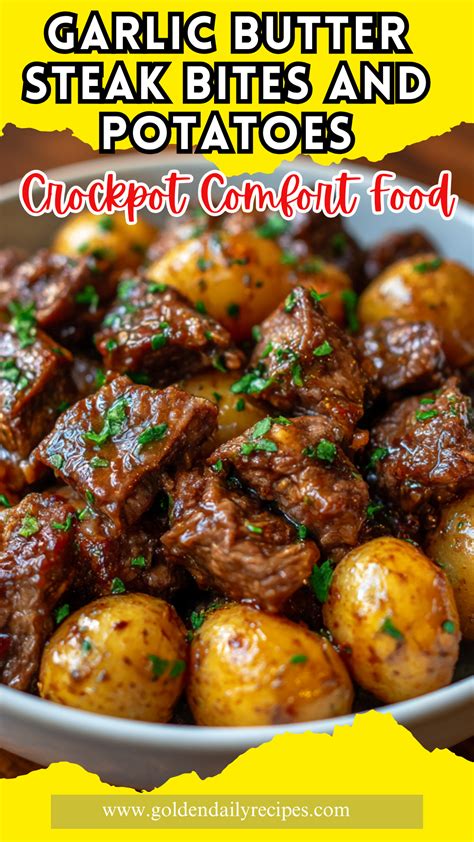 Crockpot steak bites and potatoes : Tender Recipe That's Packed With ...