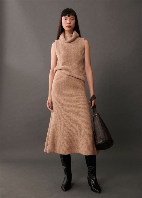 Flared ribbed skirt - Women | MANGO United Kingdom