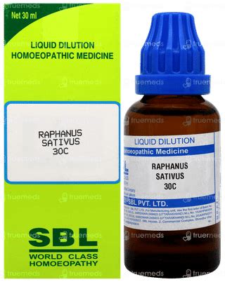 Sbl Raphanus Sativus 30 C Dilution 30 Ml - Uses, Side Effects, Dosage ...