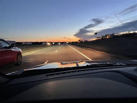 Too dark to see thighs. This is my "Leaving at ass crack of dawn to ...