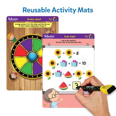 Reusable Activity Mats (ages 6+) | Problem Solving | Skillmatics