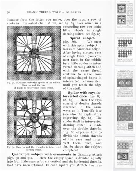 Drawn Thread Work Patterns 的图像结果