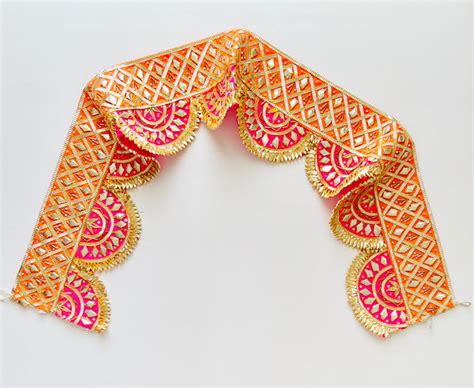 "Sargam" : Festive Gota Bandarwal / Toran – Little Canvas