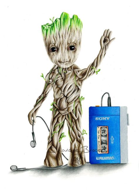 Image result for Step by Step Drawing Baby Groot