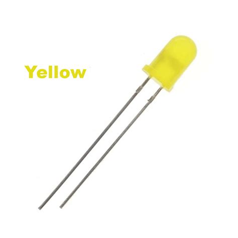 Yellow LED 5mm (Light Emitting Diod) - FR307