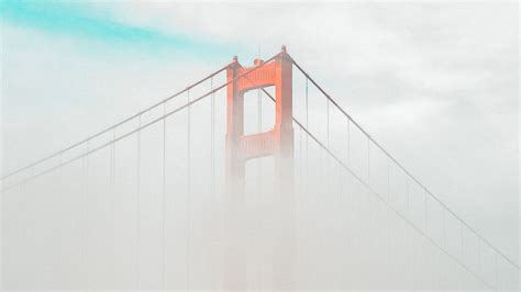 Download wallpaper 1920x1080 bridge, clouds, fog, height full hd, hdtv ...