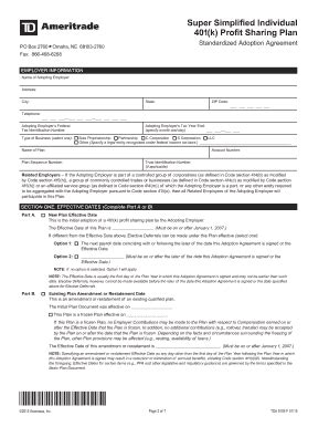 Qualified Retirement Plan Standardized Adoption Agreement 401k PSP ...