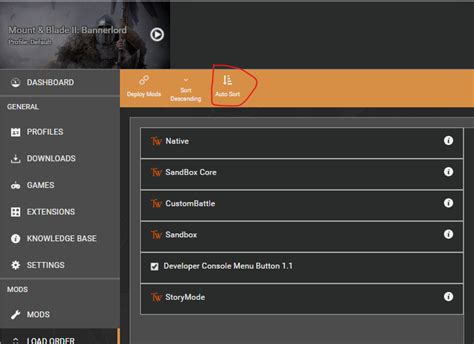 Image result for Vortex Change Load Order