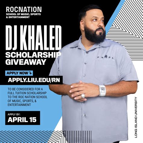 Roc Nation School on Twitter: ".@DJKhaled announces a full tuition ...