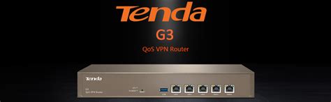 Tenda G3 Wireless Repeater QoS VPN Router (Brown) - Buy Tenda G3 ...