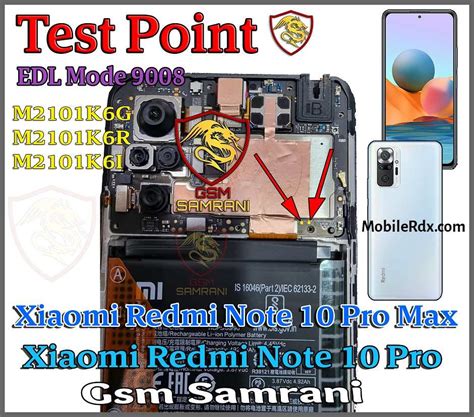 Image result for Redmi Note 10 Test Point