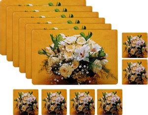 KUBER INDUSTRIES Rectangular Pack of 12 Table Placemat - Buy KUBER ...
