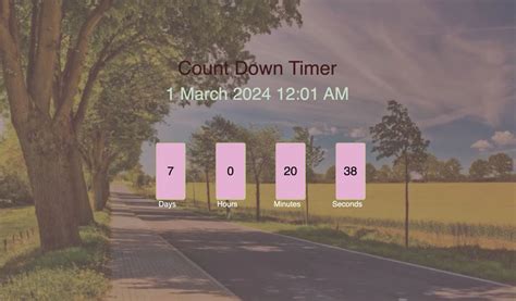 Countdown Timer Date CSS No-JavaScript 的图像结果