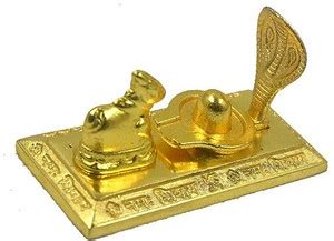 Ananya Shopping Hub Ashtadhatu Lord Shiva Lingam (Shivling) Nandi Naag ...