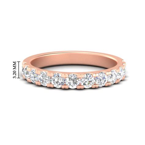 Simple Stacked Wedding Ring - Fascinating Diamonds