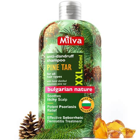 Mua Milva Pine Tar Shampoo for Seborrheic Dermatitis - 500ml Natural ...