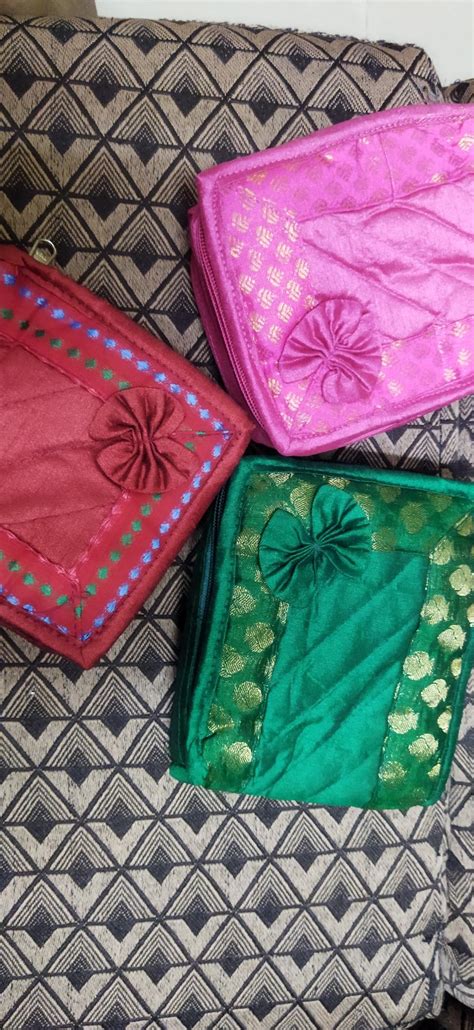 Kuber Industries Pack of 3 Mini Jewellery Organisers Pouch for Women ...