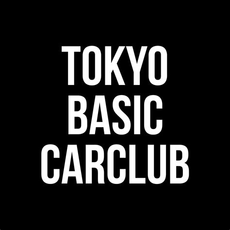 S/S 2023 LOGO T-Shirt(black) | tokyo basic car club